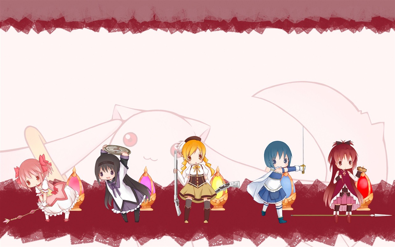 Puella 동방 박사 Madoka Magica의 HD 월페이퍼 #5 - 1280x800