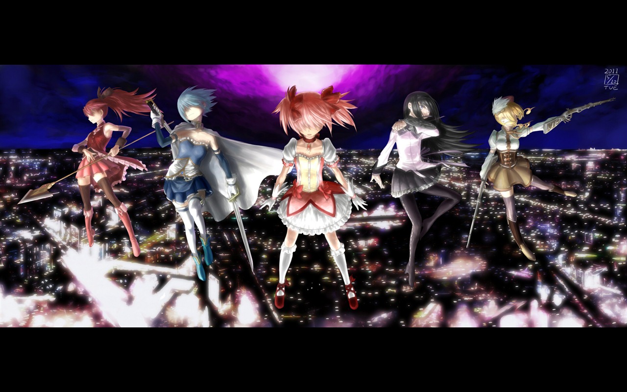 Puella Magi Madoka Magica HD tapety na plochu #6 - 1280x800