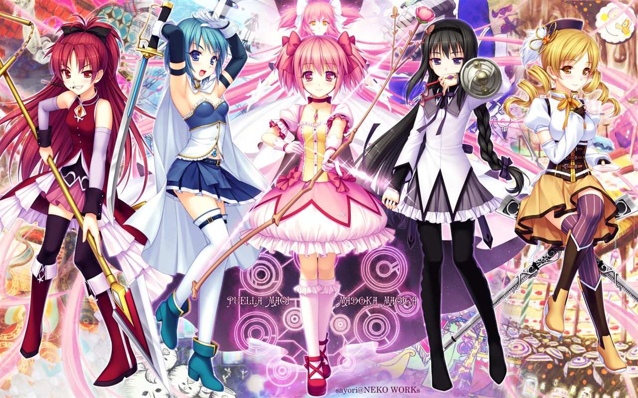 Puella Magi Madoka Magica HD tapety na plochu #15 - 1280x800