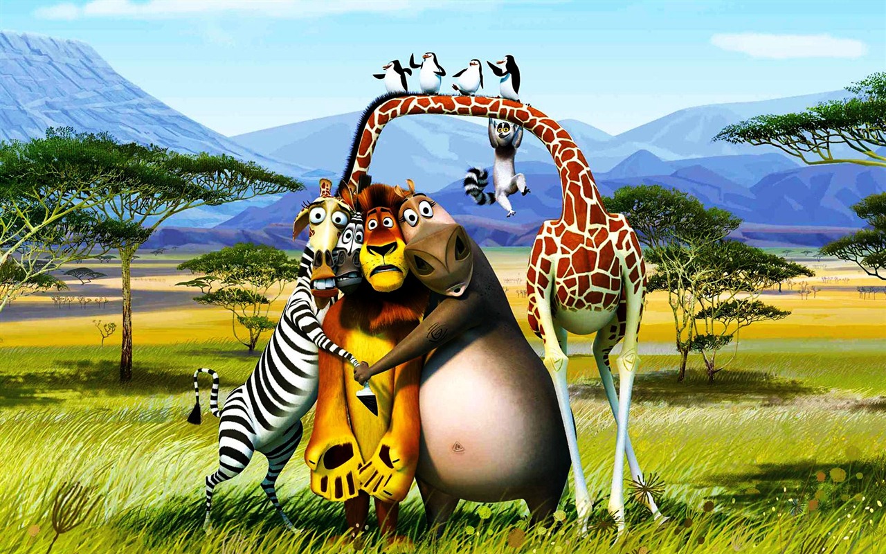 Madagascar 3: Europas Most Wanted HD Wallpaper #2 - 1280x800