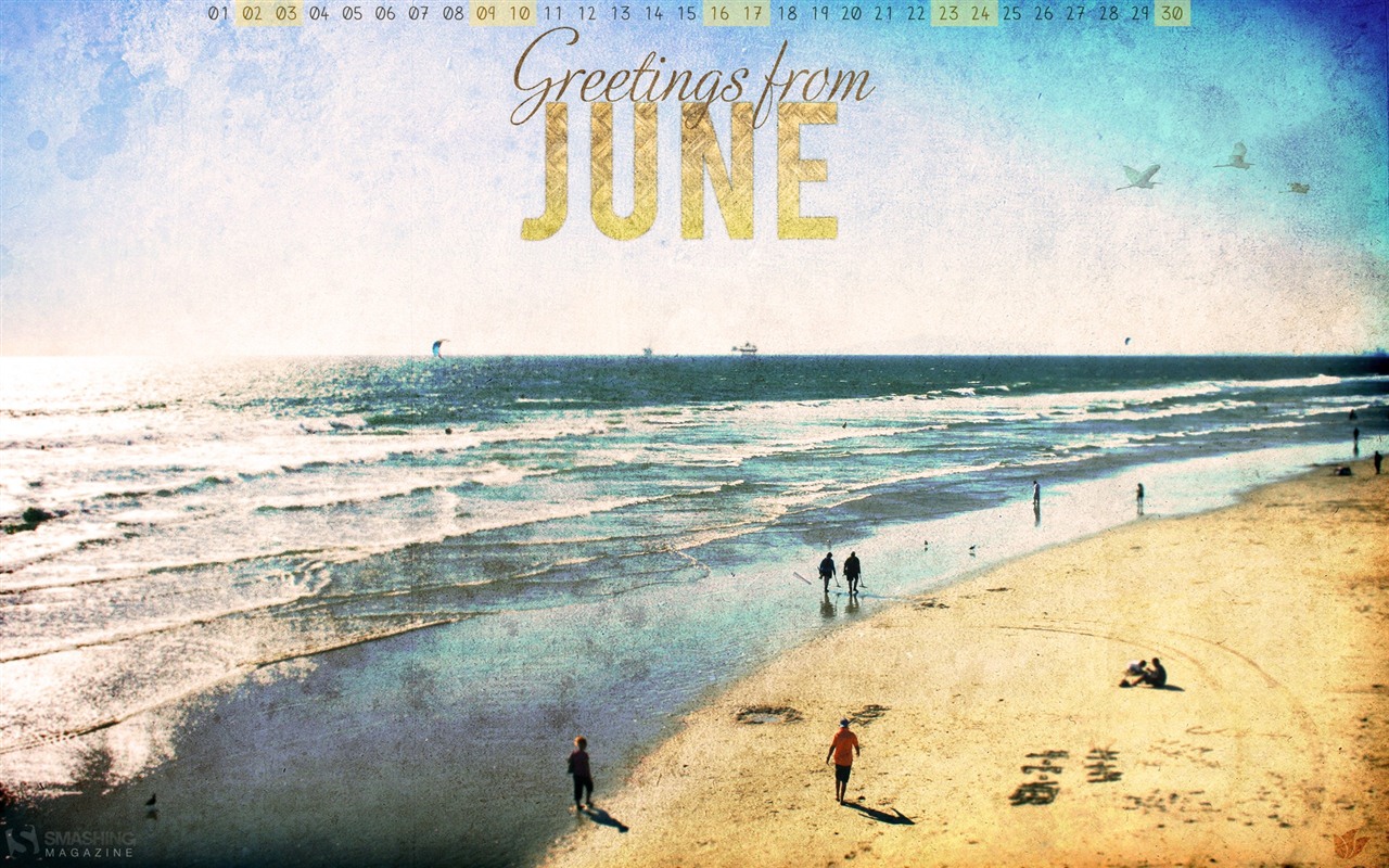 June 2012 Calendar wallpapers (1) #1 - 1280x800