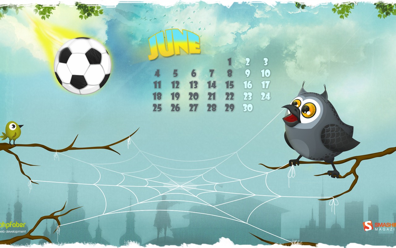 June 2012 Calendar wallpapers (1) #15 - 1280x800