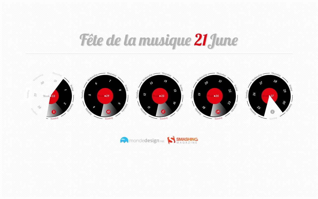 June 2012 Calendar wallpapers (2) #4 - 1280x800