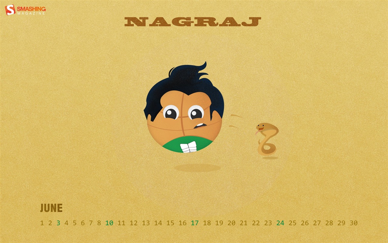 June 2012 Calendar wallpapers (2) #7 - 1280x800