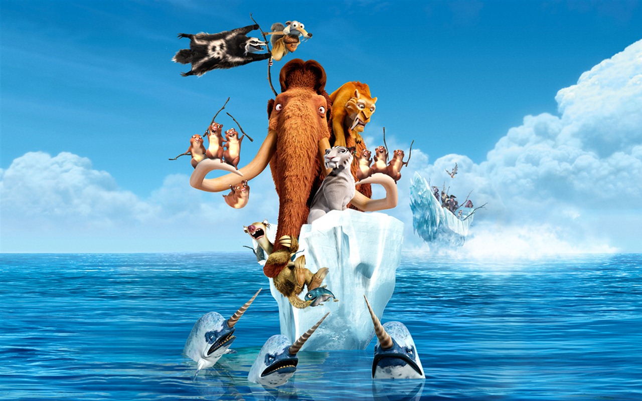 Ice Age 4: Continental Drift 冰川时代4：大陆漂移 高清壁纸5 - 1280x800