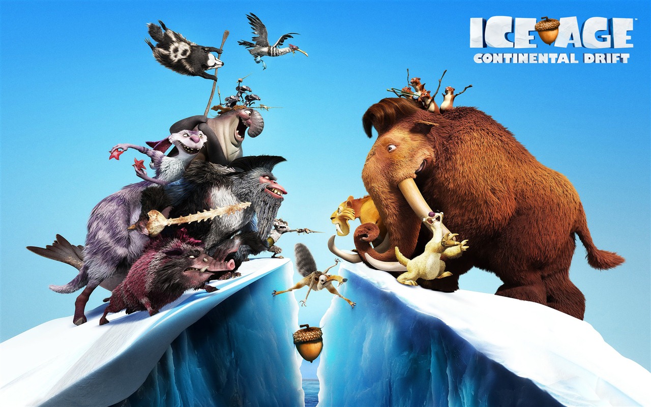 Ice Age 4: Continental Drift 冰川時代4：大陸漂移高清壁紙 #8 - 1280x800