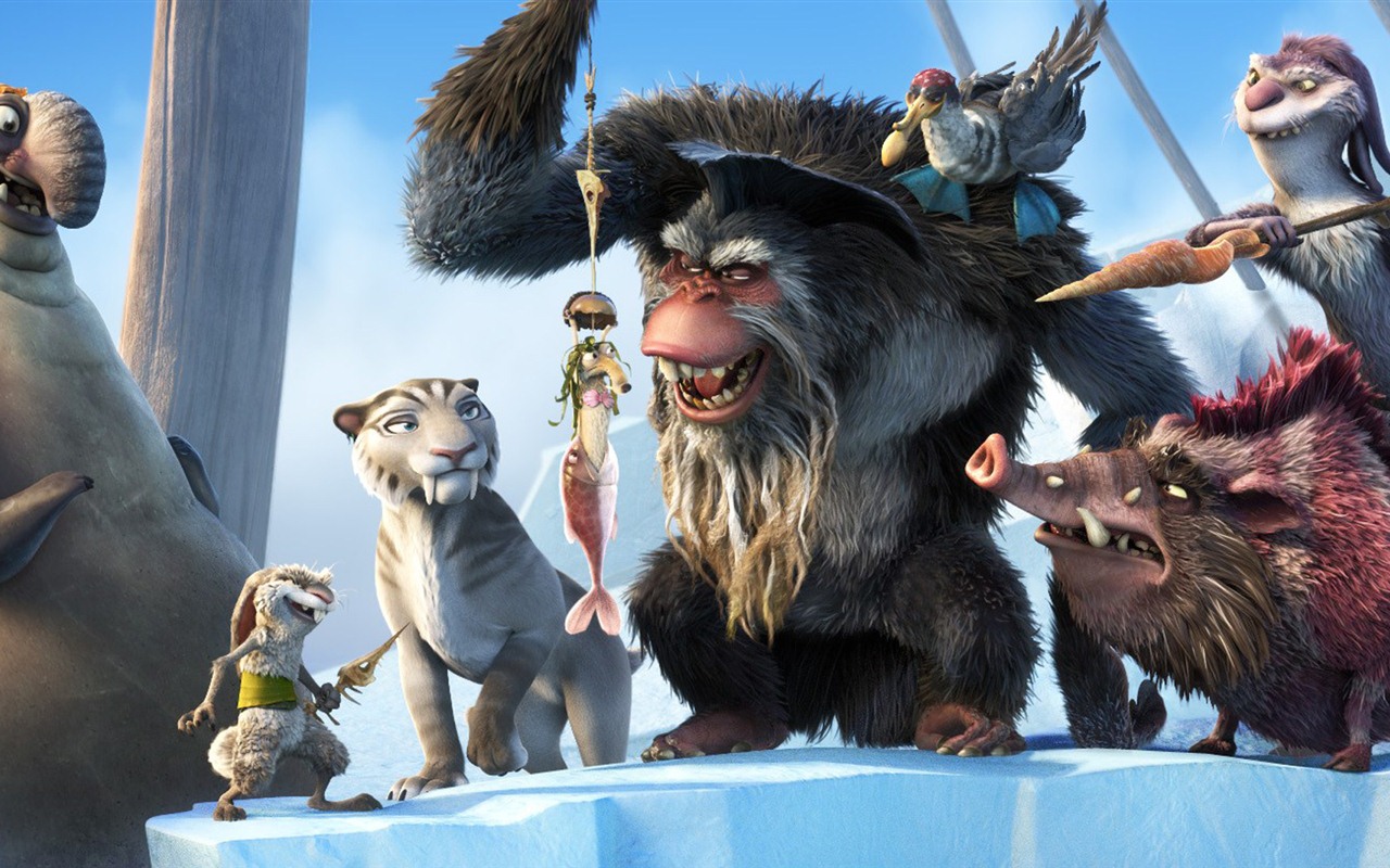 Ice Age 4: Continental Drift 冰川時代4：大陸漂移高清壁紙 #13 - 1280x800