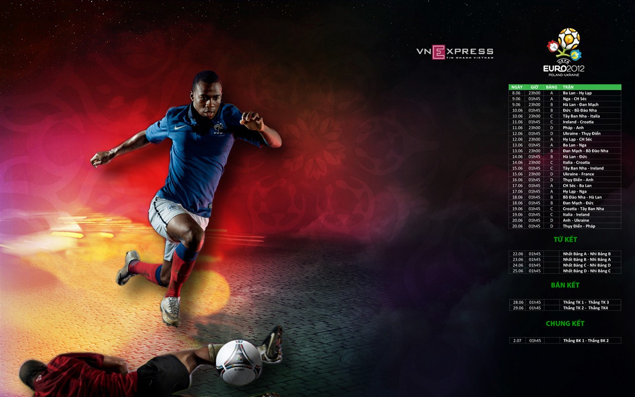 UEFA EURO 2012 欧洲足球锦标赛 高清壁纸(二)18 - 1280x800