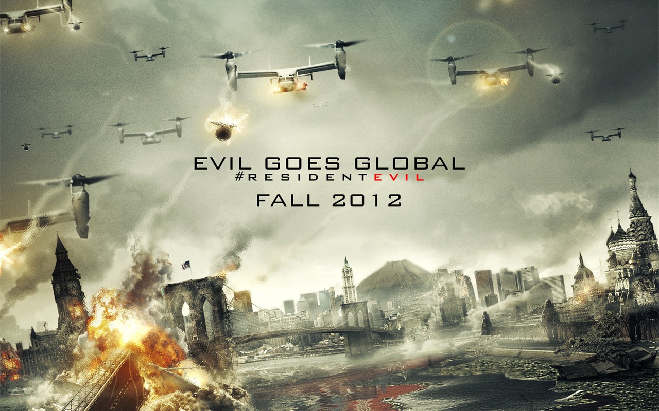 Resident Evil: Retribution 生化危机5：惩罚 高清壁纸10 - 1280x800