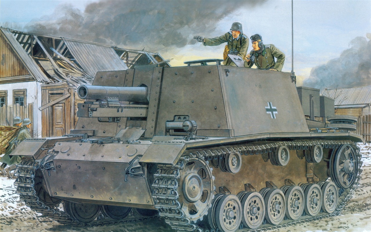 Военный танков, боевых бронированных картины HD обои #12 - 1280x800