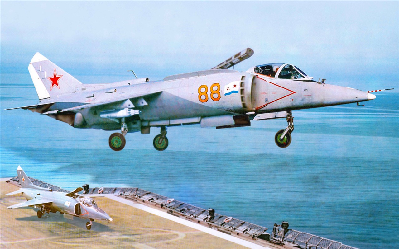 Avions militaires fonds d'écran de vol peinture exquis #2 - 1280x800