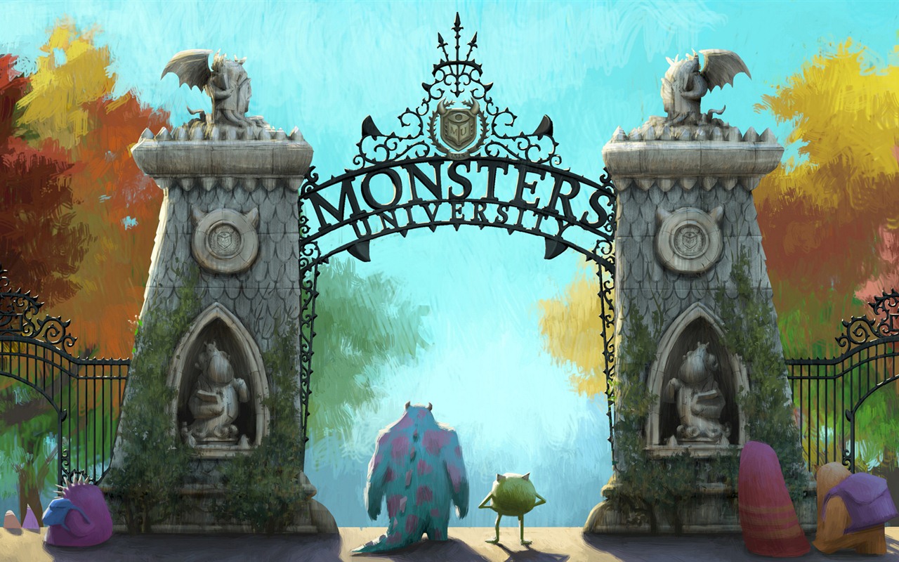 Monsters Universität HD Wallpaper #1 - 1280x800