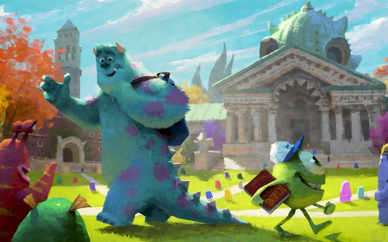 Monsters University 怪兽大学 高清壁纸8 - 1280x800