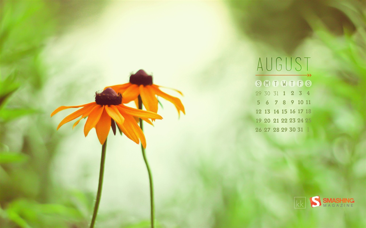 Calendario de agosto de 2012 fondos de pantalla (2) #1 - 1280x800