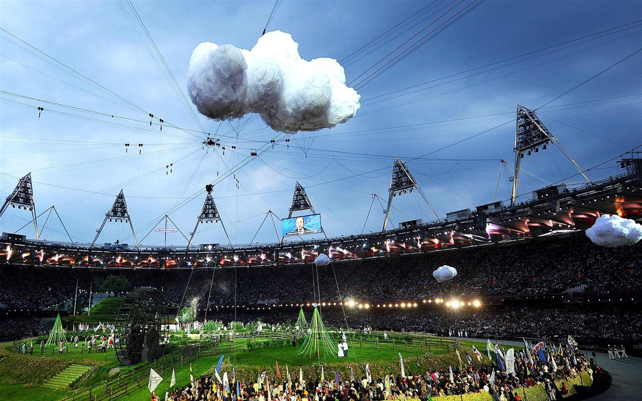 런던 2012 년 올림픽 테마 배경 화면 (2) #28 - 1280x800