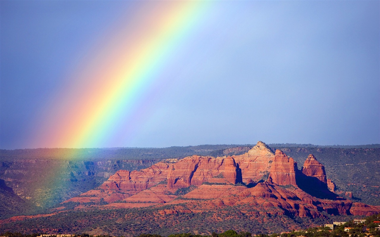 Windows 7 Wallpapers: Arco iris #4 - 1280x800