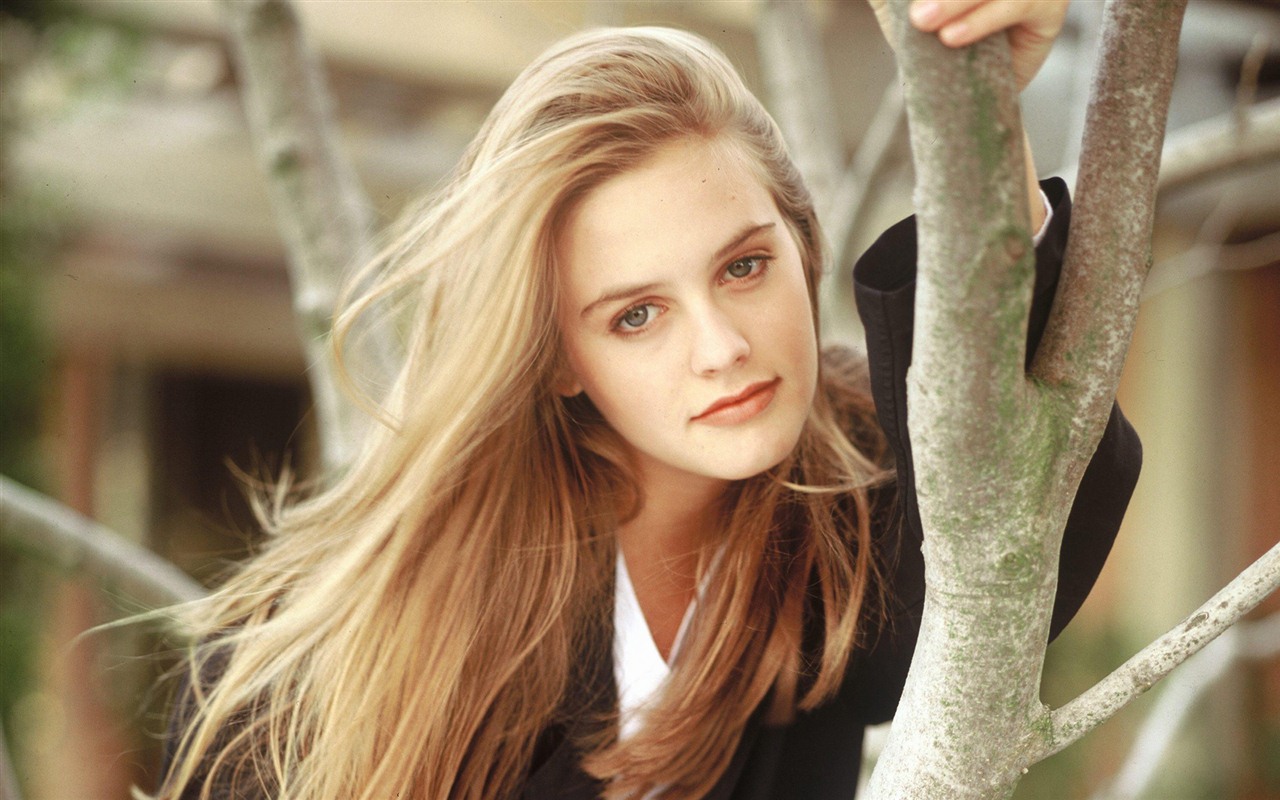 Alicia Silverstone krásné Tapety na plochu #20 - 1280x800