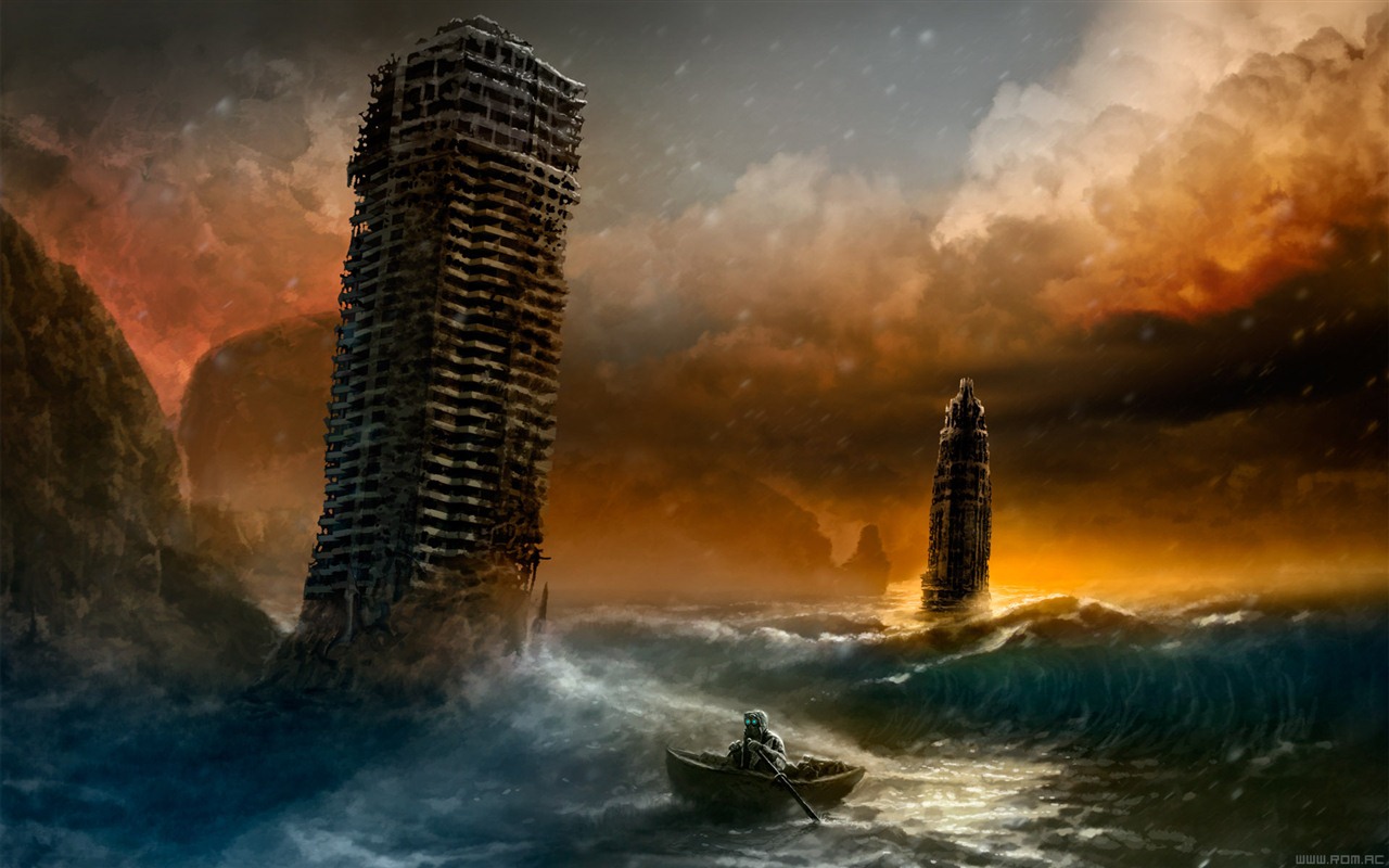 Romantically Apocalyptic creative painting wallpapers (1) #8 - 1280x800