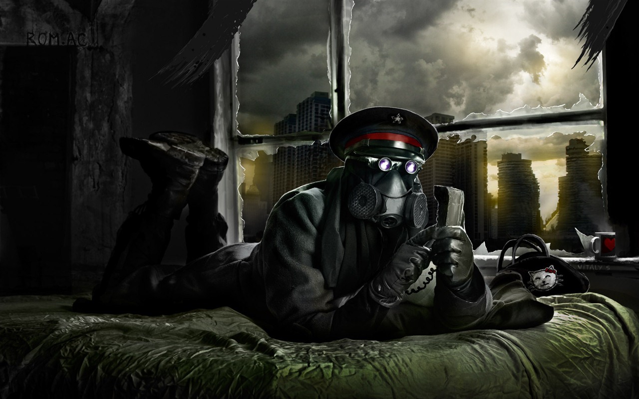 Romantically Apocalyptic creative painting wallpapers (2) #14 - 1280x800