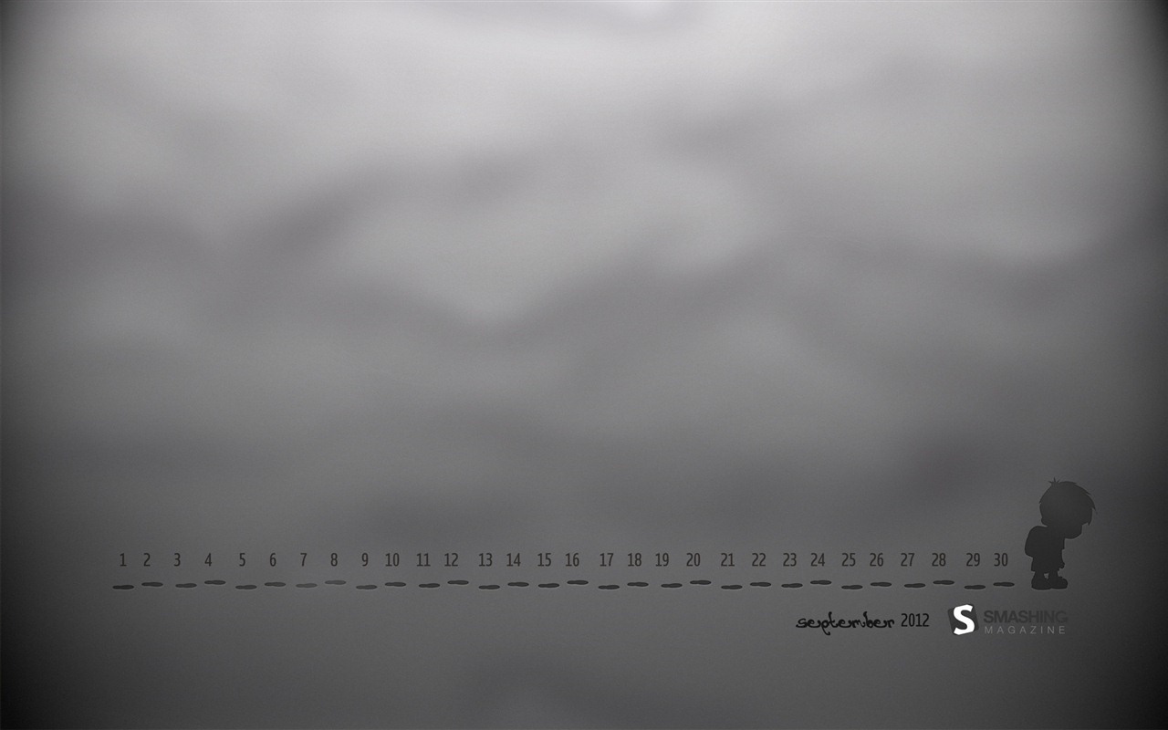 2012年9月 月曆壁紙(二) #14 - 1280x800