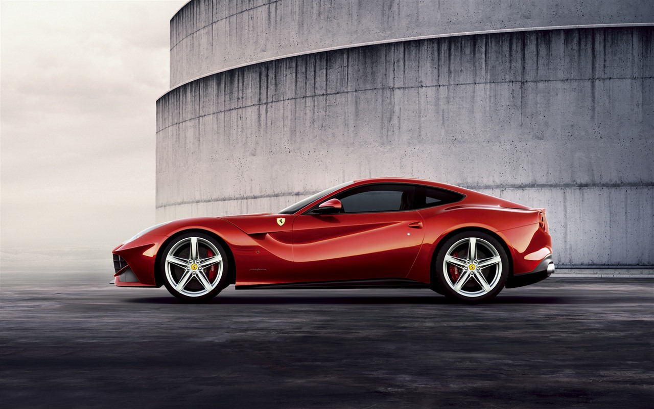 2012 페라리 F12 Berlinetta HD 배경 화면 #2 - 1280x800