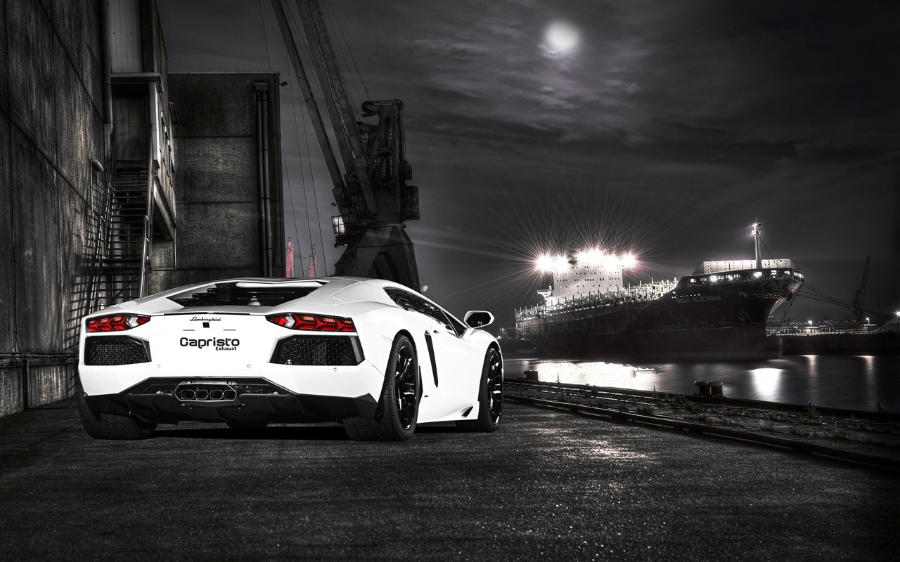 2012 Lamborghini Aventador LP700-4 蘭博基尼高清壁紙 #4 - 1280x800