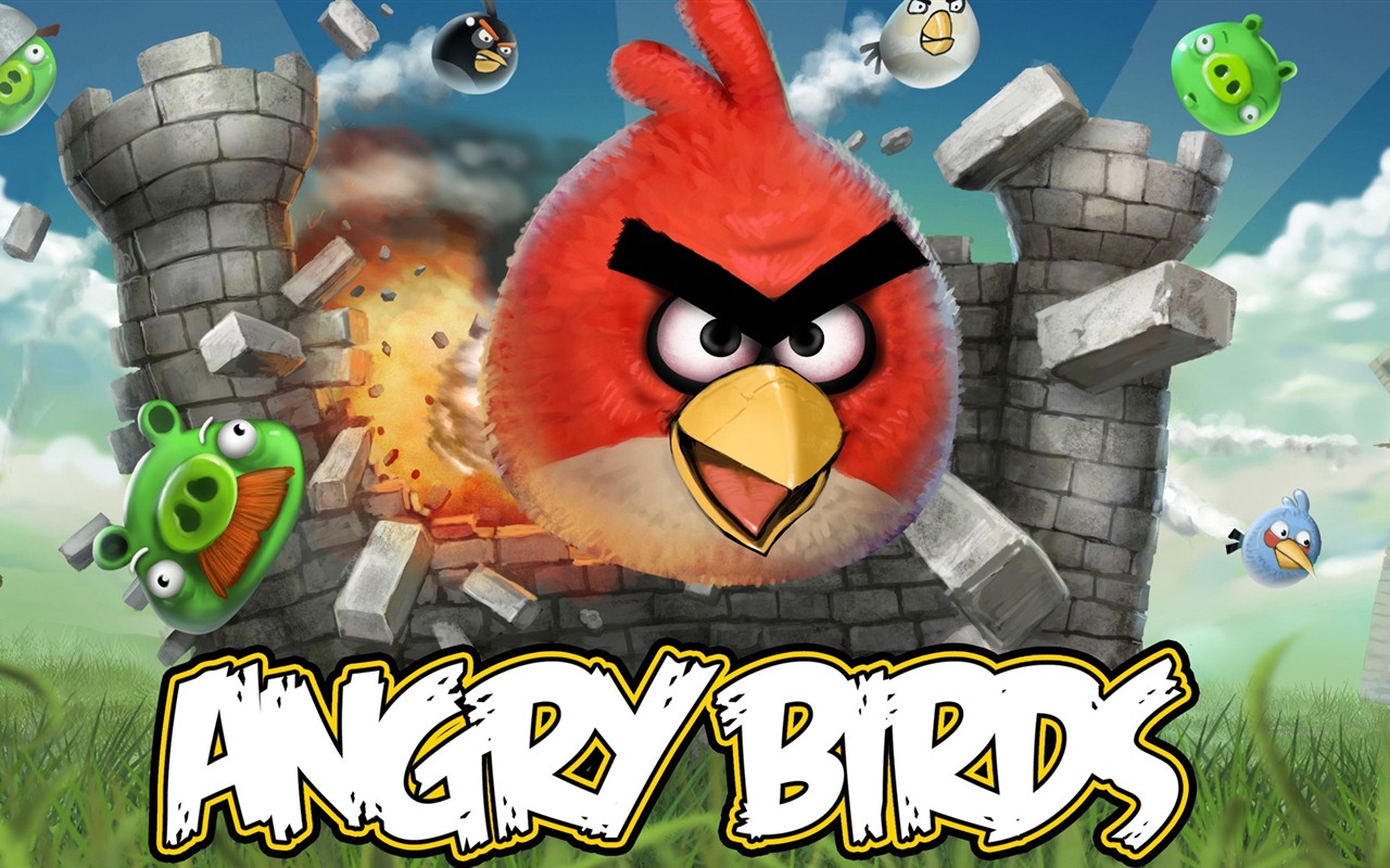 Angry Birds Spiel wallpapers #15 - 1280x800