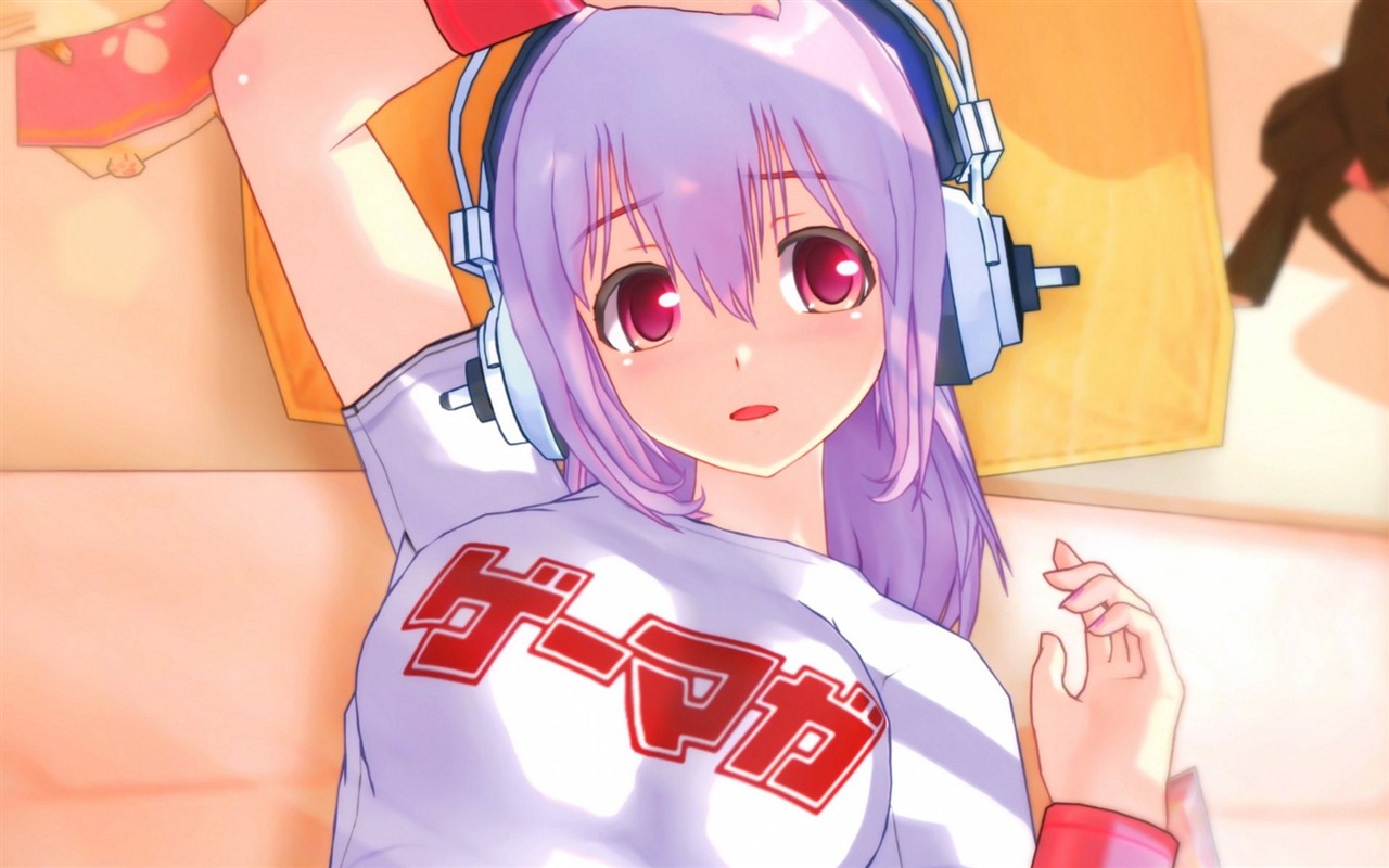 Super Sonico HD anime tapety na plochu #2 - 1280x800