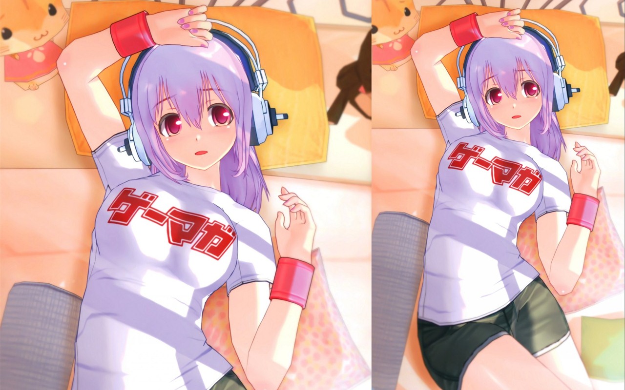 Super Sonico HD anime tapety na plochu #17 - 1280x800