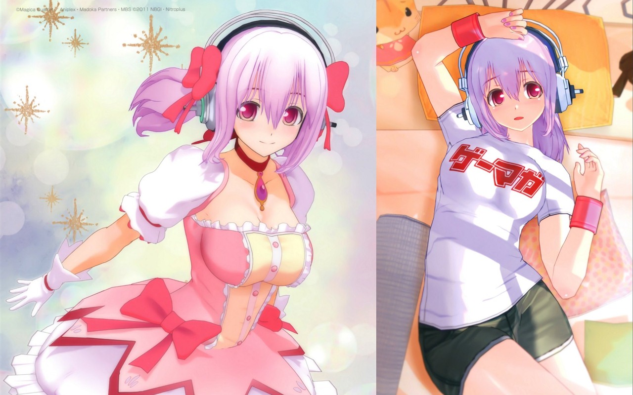 Super Sonico HD anime tapety na plochu #18 - 1280x800