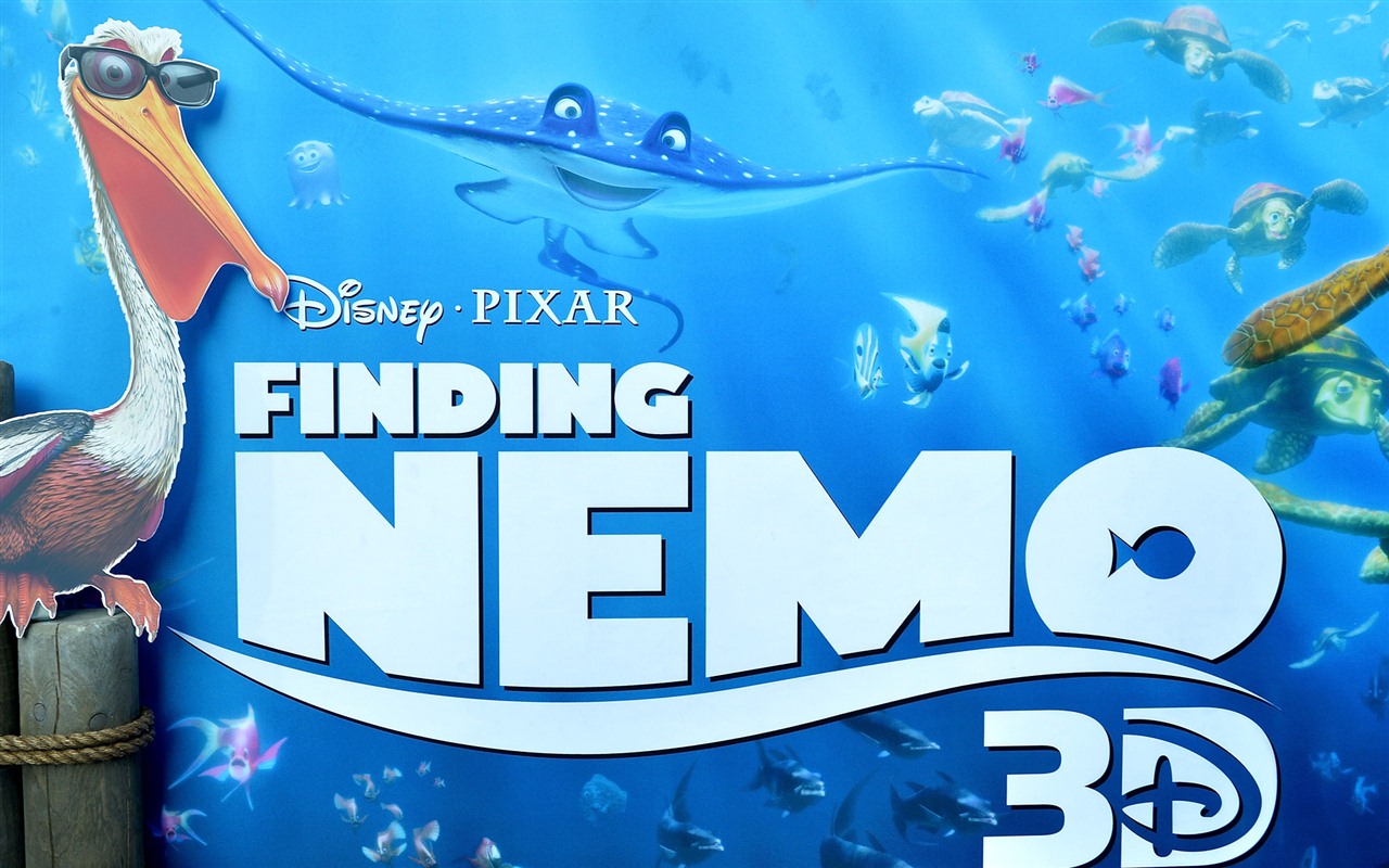 Finding Nemo 3D 海底總動員3D 2012高清壁紙 #2 - 1280x800
