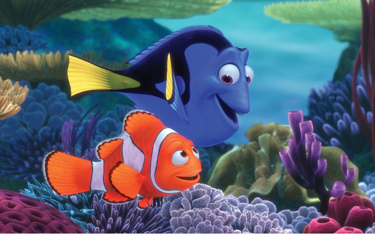 Finding Nemo 3D 海底總動員3D 2012高清壁紙 #10 - 1280x800