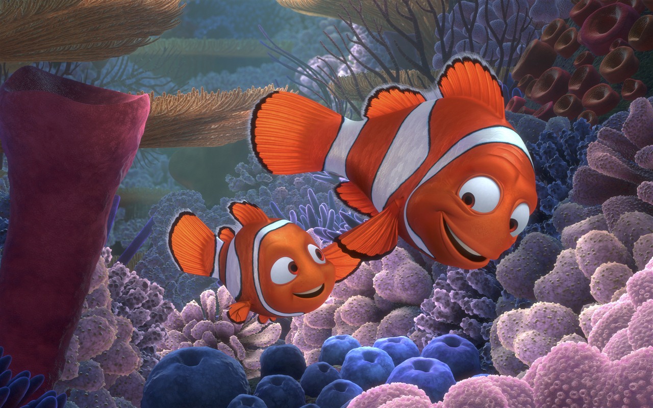 Finding Nemo 3D 海底總動員3D 2012高清壁紙 #11 - 1280x800
