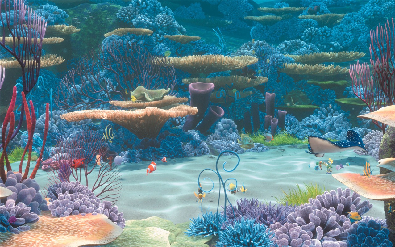 Finding Nemo 3D 海底總動員3D 2012高清壁紙 #12 - 1280x800
