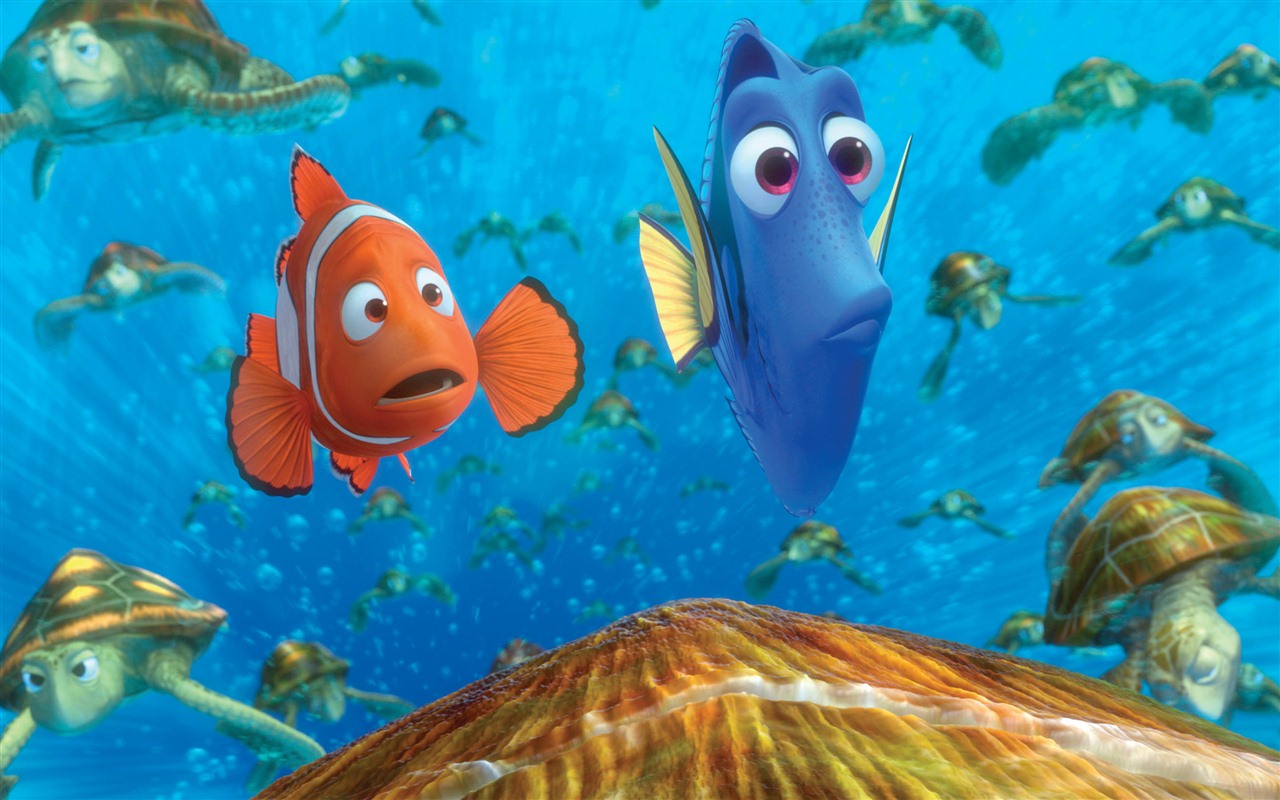 Le Monde de Nemo 3D 2012 fonds d'écran HD #19 - 1280x800