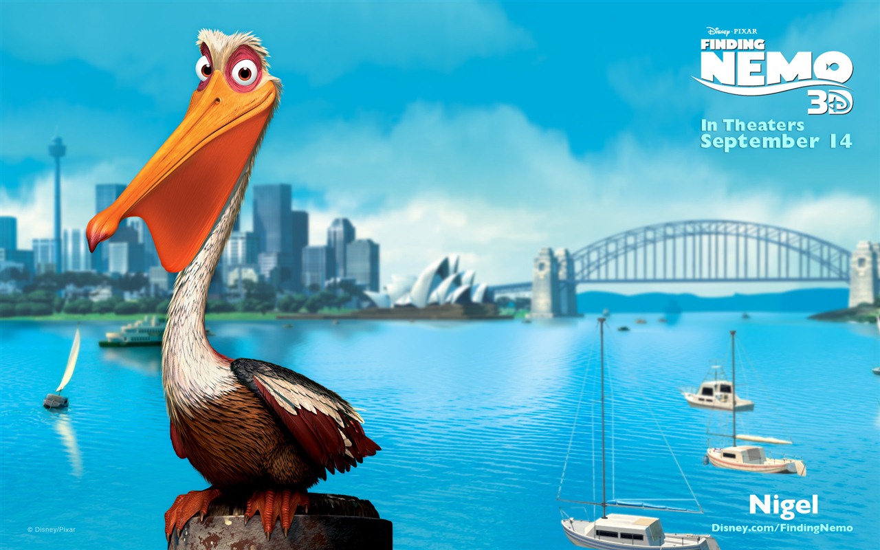 Le Monde de Nemo 3D 2012 fonds d'écran HD #23 - 1280x800