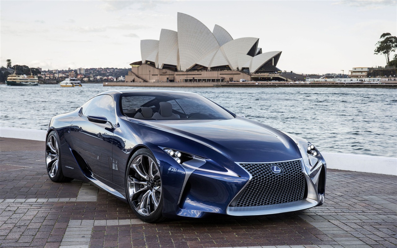 2012 Lexus LF-LC Blue concept 雷克薩斯 藍色概念車 高清壁紙 #1 - 1280x800