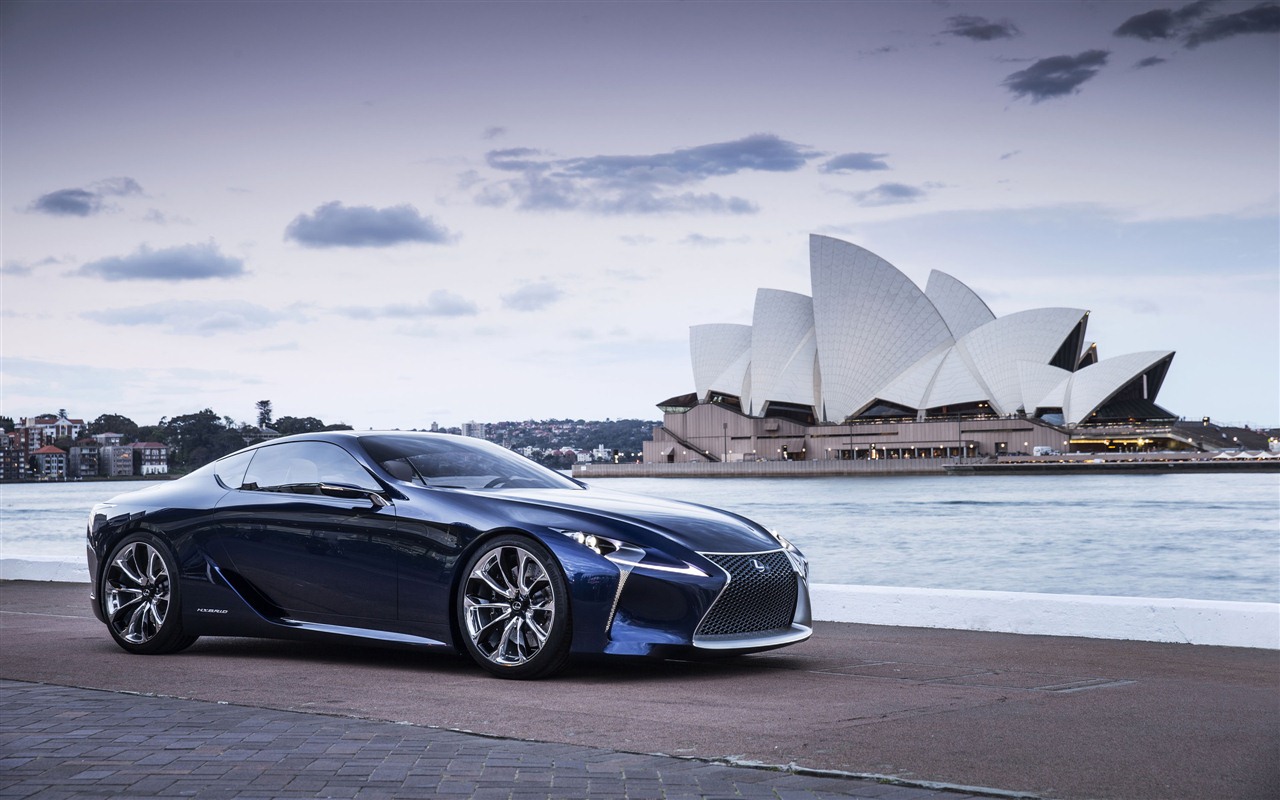 2012 Lexus LF-LC Blue concept 雷克薩斯 藍色概念車 高清壁紙 #2 - 1280x800