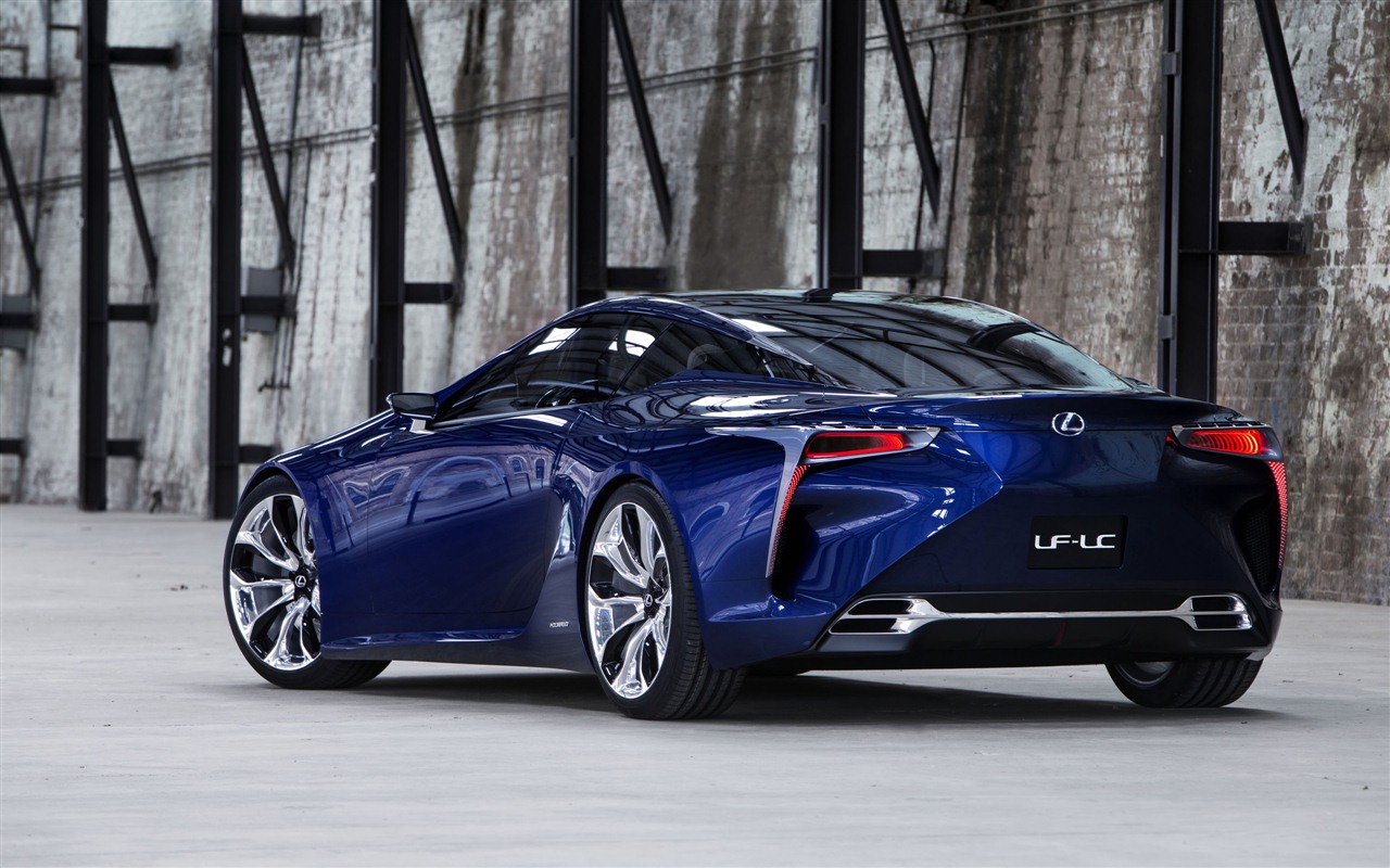 2012 Lexus LF-LC Concept Bleu fonds d'écran HD #5 - 1280x800
