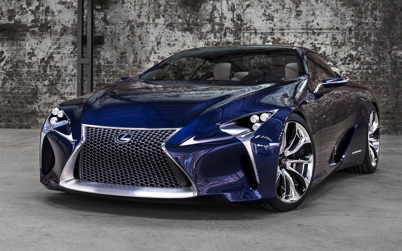 2012 Lexus LF-LC Blue concept 雷克萨斯 蓝色概念车 高清壁纸6 - 1280x800