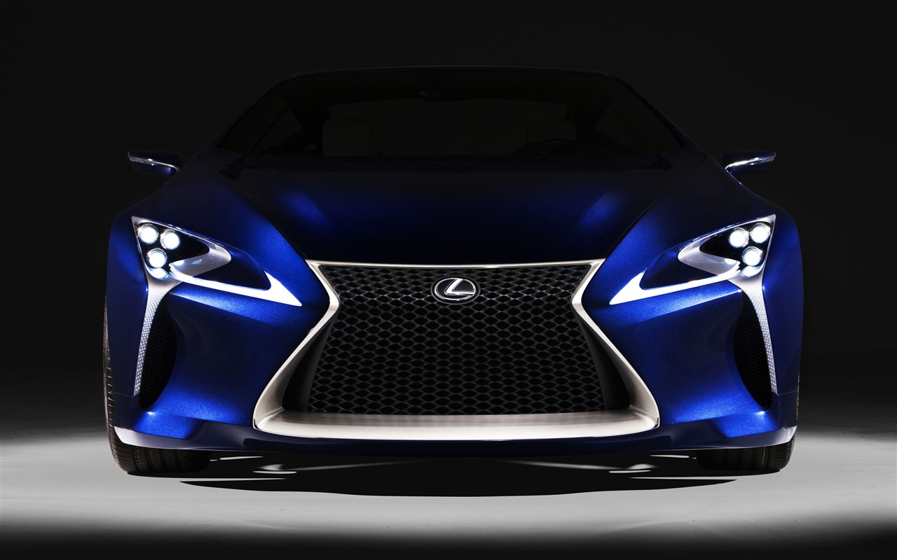 2012 Lexus LF-LC Blue concept 雷克薩斯 藍色概念車 高清壁紙 #10 - 1280x800
