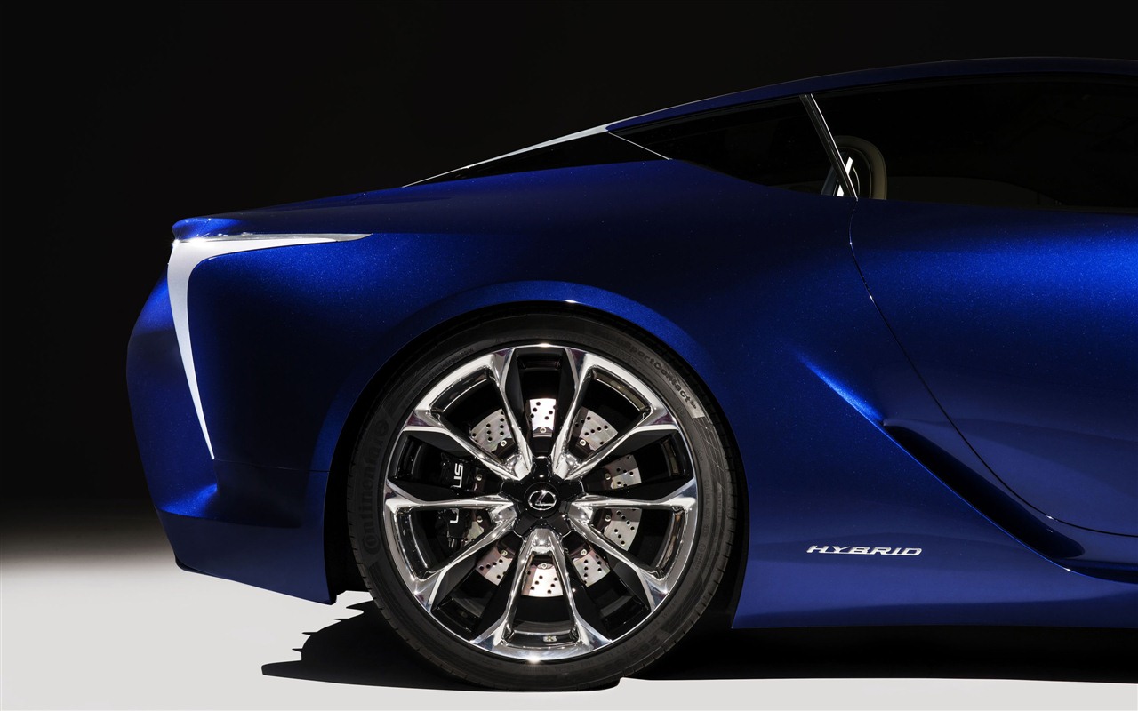 2012 Lexus LF-LC Blue concept 雷克萨斯 蓝色概念车 高清壁纸12 - 1280x800