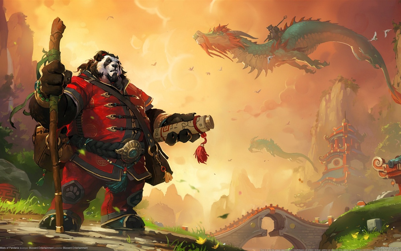 World of Warcraft: Mists of Pandaria 魔兽世界：熊猫人之谜 高清壁纸12 - 1280x800