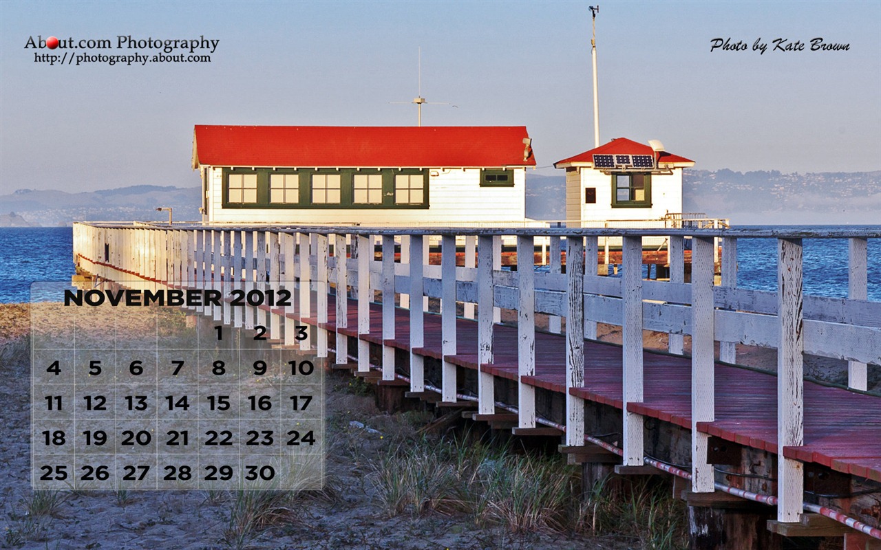November 2012 Calendar wallpaper (2) #11 - 1280x800