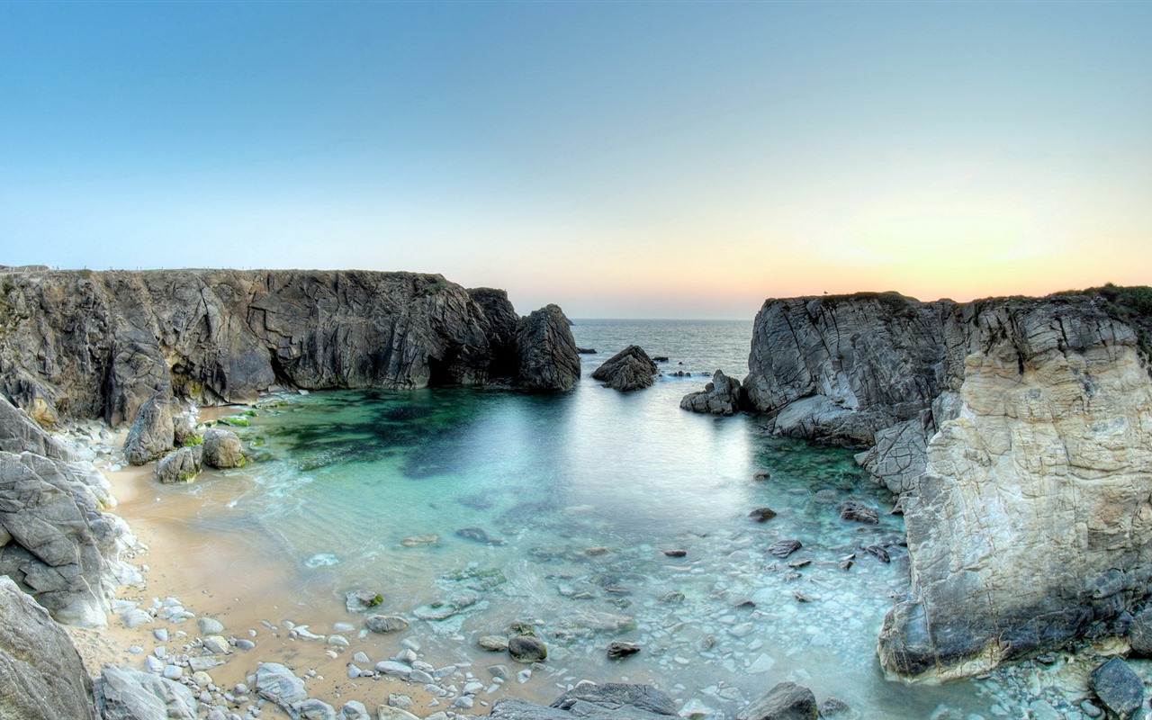 湖泊，大海，树木，森林，高山，精美风景壁纸7 - 1280x800