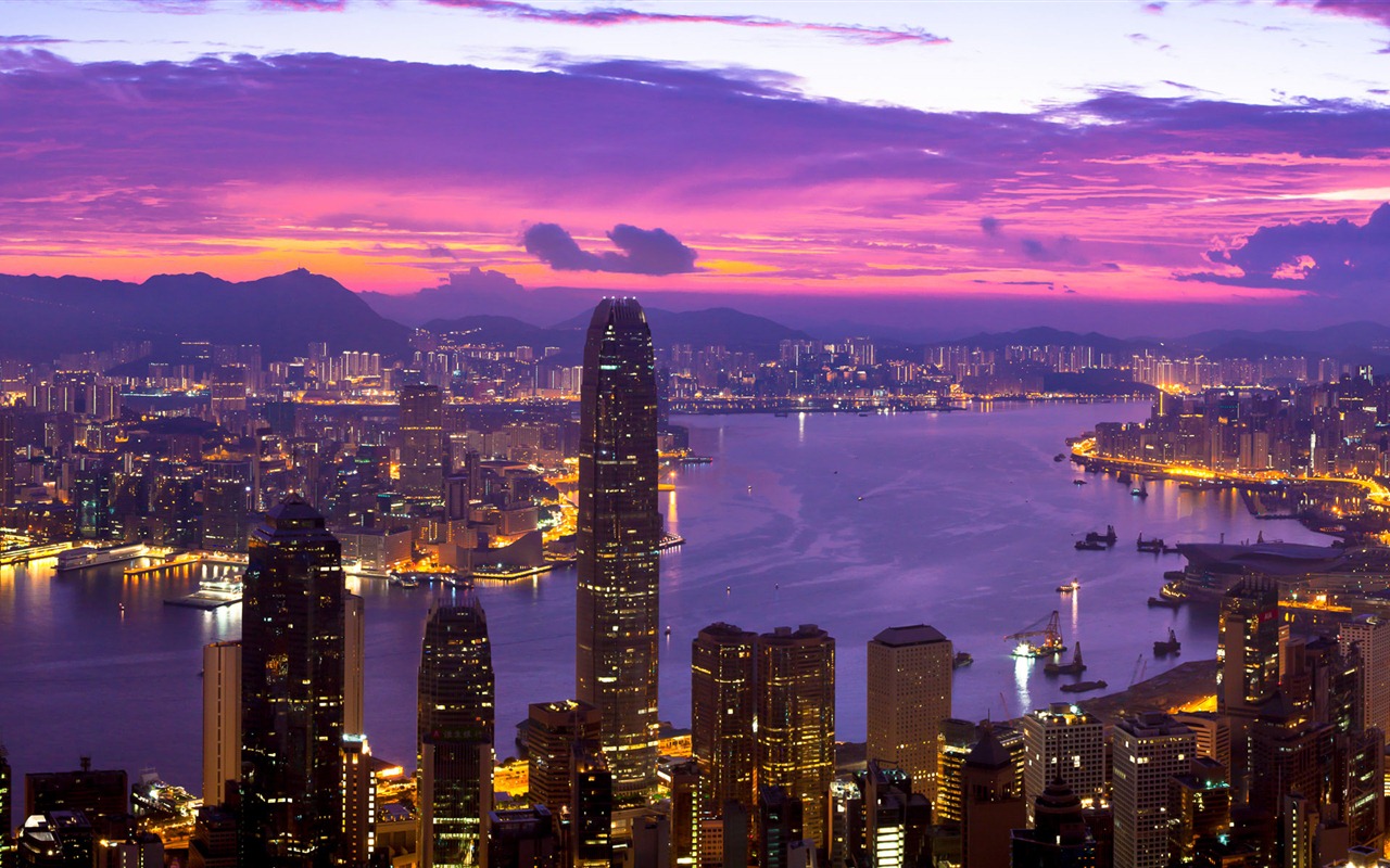 Windows 8 official panoramic wallpaper, cityscapes, Bridge, Horizon #13 - 1280x800