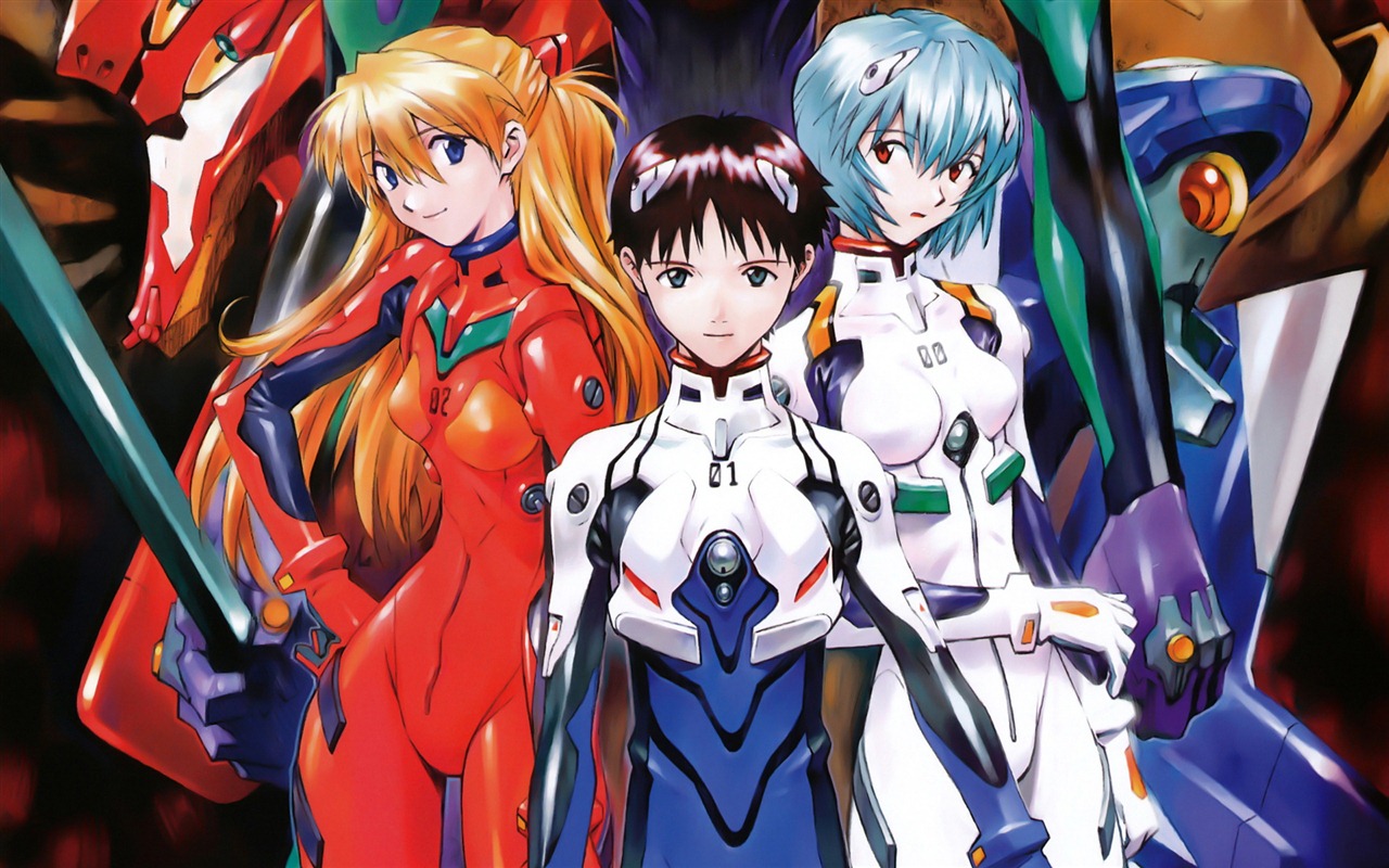 Neon Genesis Evangelion HD Tapety na plochu #1 - 1280x800