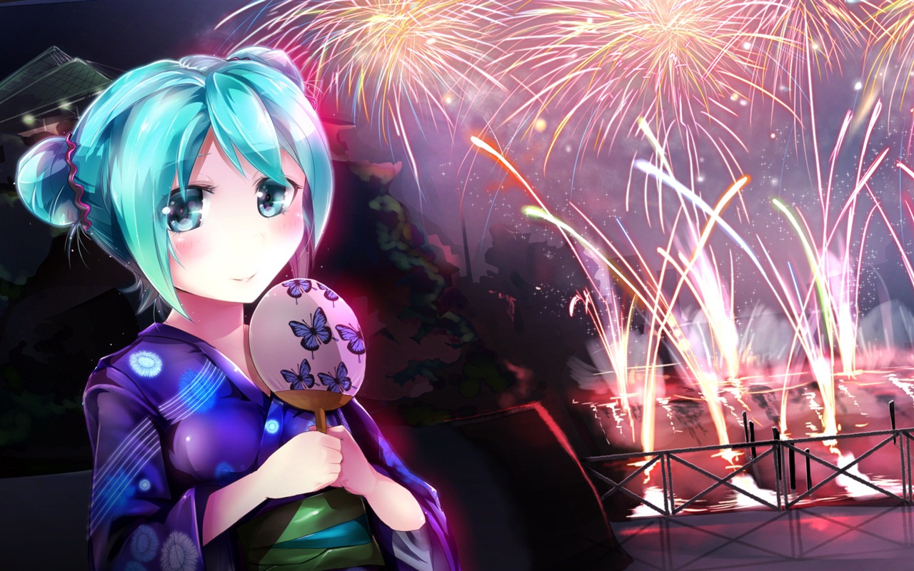 Hatsune Miku řady tapety (5) #1 - 1280x800