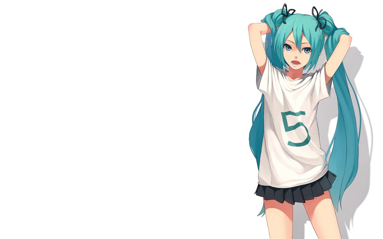 Hatsune 미쿠 시리즈 벽지 (5) #4 - 1280x800