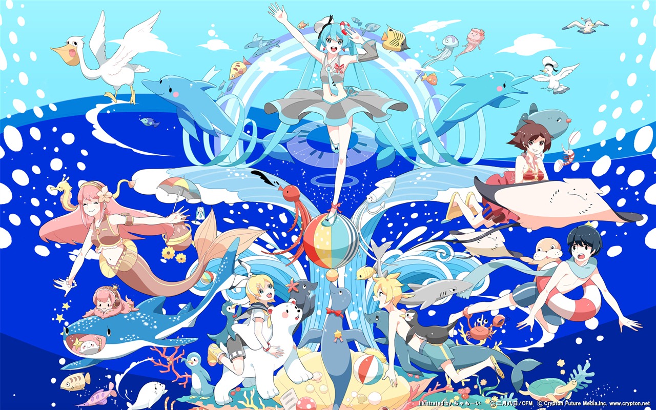 Hatsune Miku series wallpaper (5) #5 - 1280x800